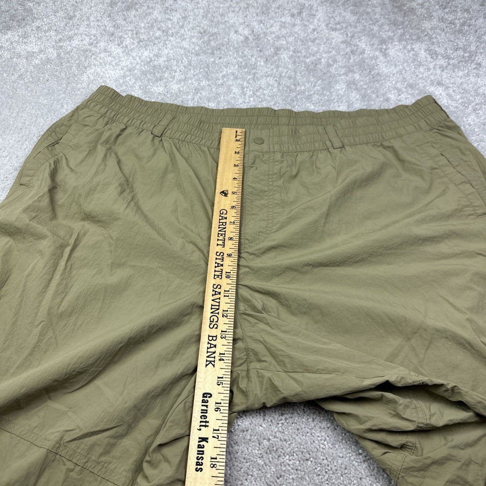 Aerie Offline‎ Wide Leg Nylon Swishy Pants Women's XXL Tan Beige - Picture 8 of 9
